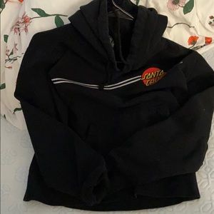 Santa Cruz skateboards hoodie jacket black S